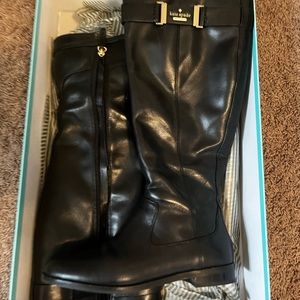 Kate Spade black soft calf boots. They are a size 7. Black.